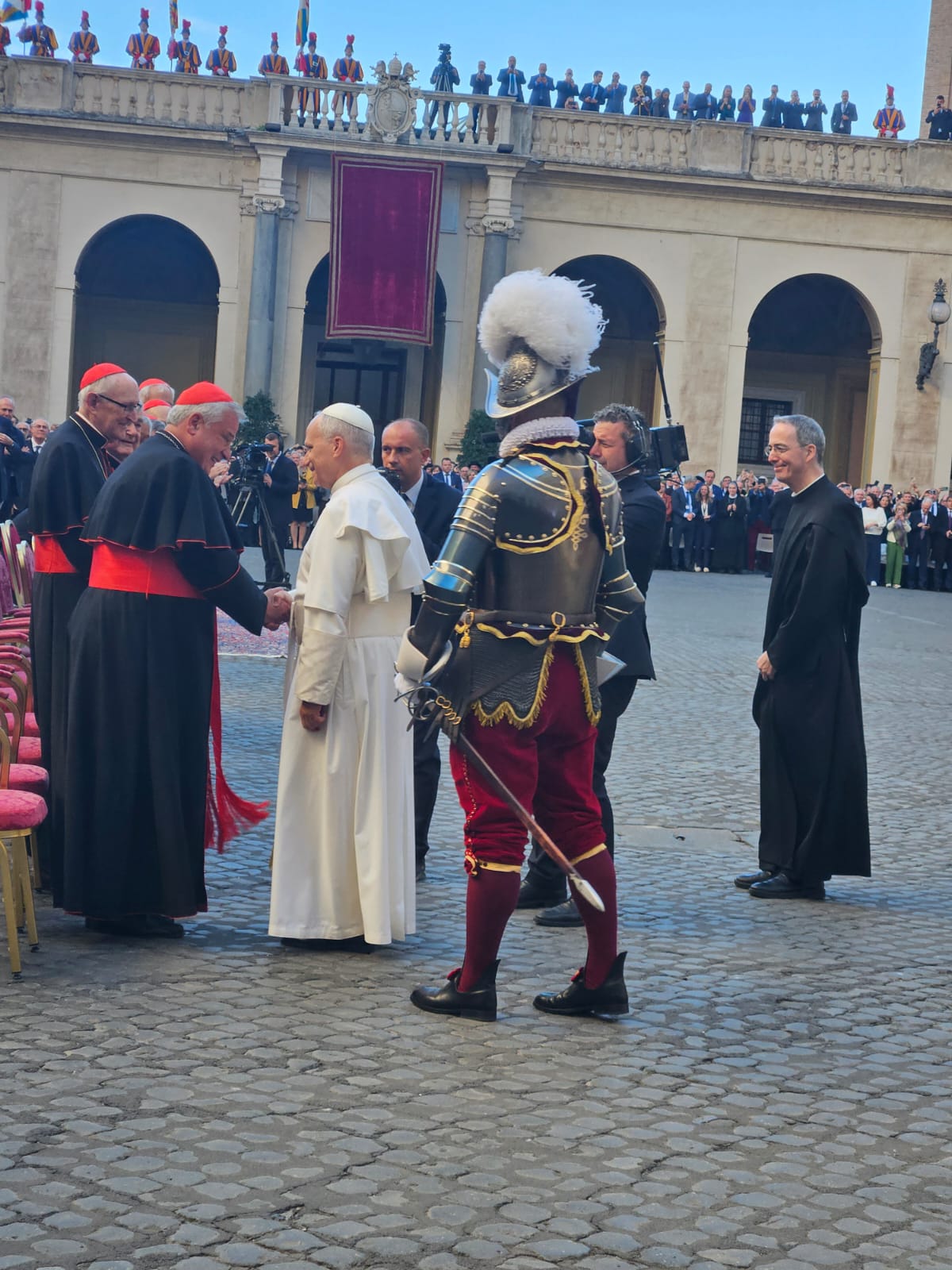 Assermentation des gardes suisses